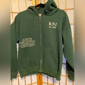 KNJ Zip Hoodie. ppc